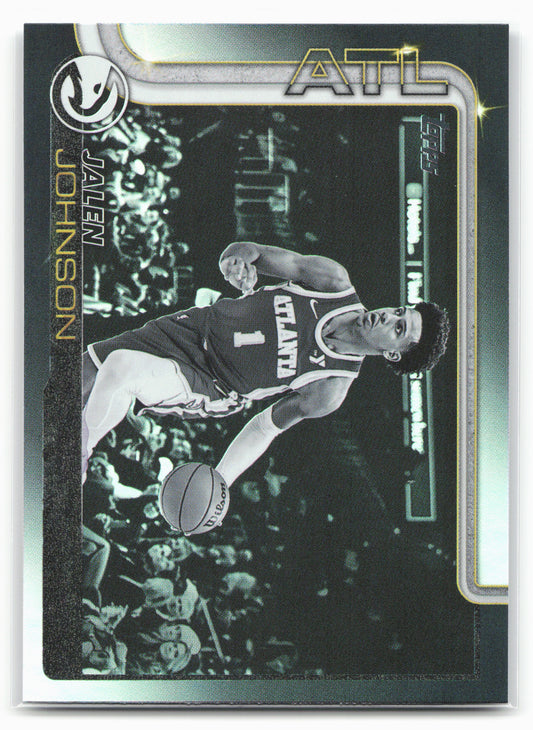 2025-26 Topps #65 Jalen Johnson Blackout
