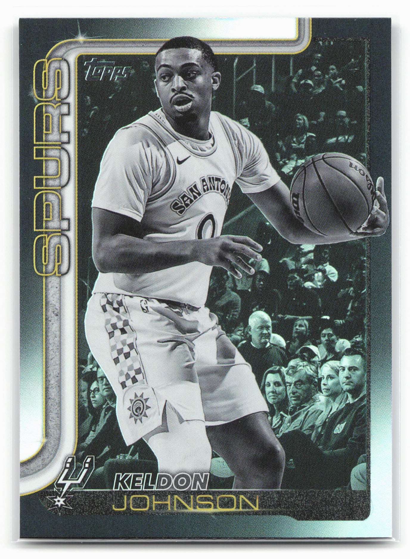 2025-26 Topps #200 Keldon Johnson Blackout