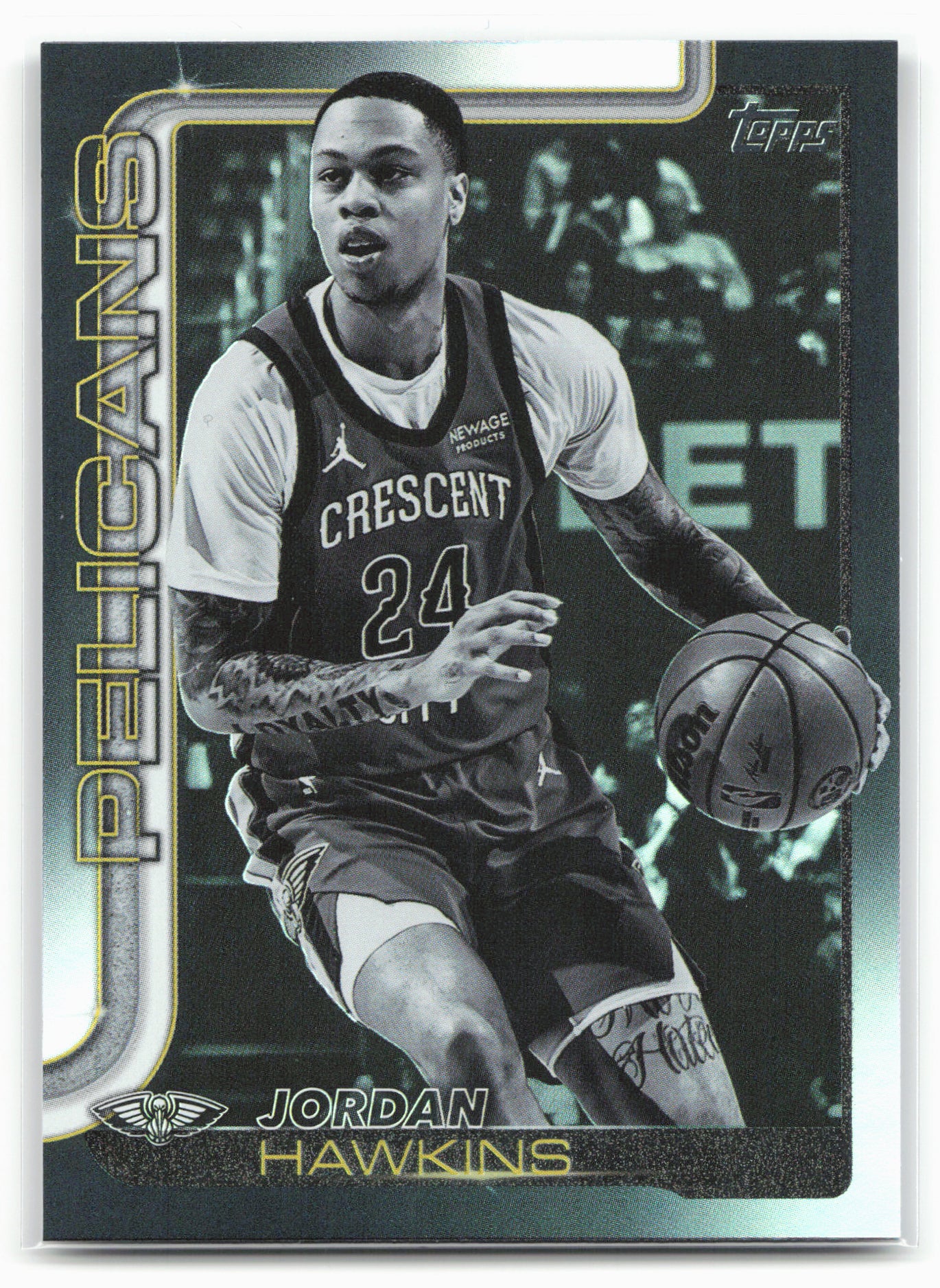 2025-26 Topps #194 Jordan Hawkins Blackout