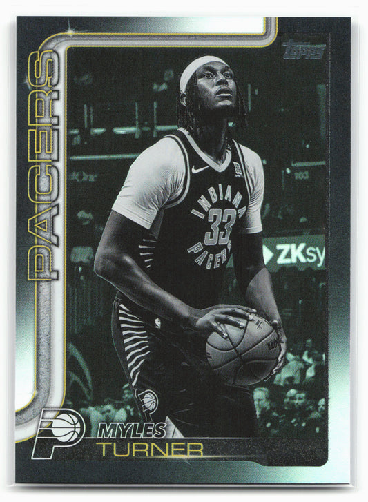 2025-26 Topps #49 Myles Turner Blackout