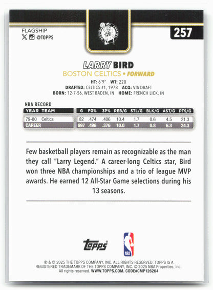 2025-26 Topps #257 Larry Bird Blackout