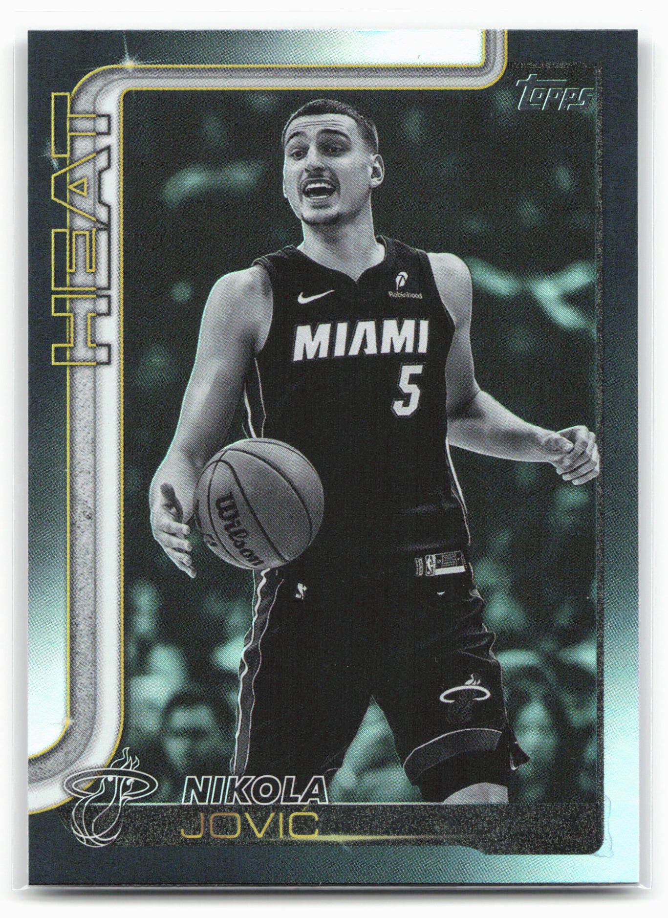 2025-26 Topps #76 Nikola Jović Blackout
