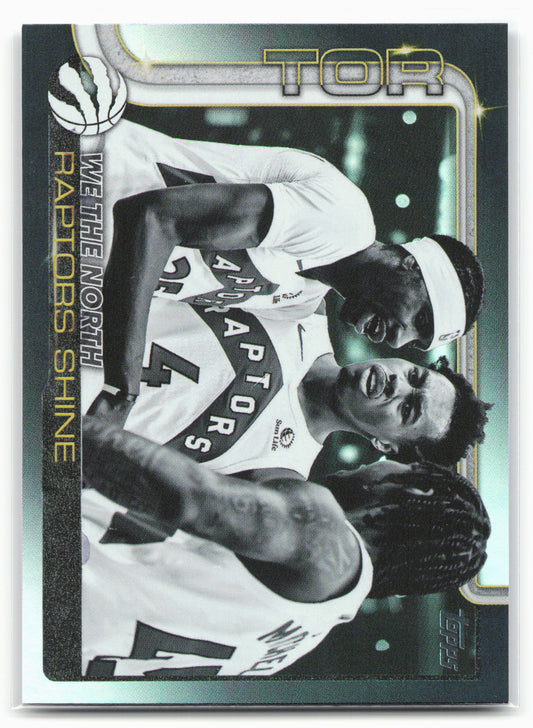 2025-26 Topps #276 We The North: Raptors Shine Blackout