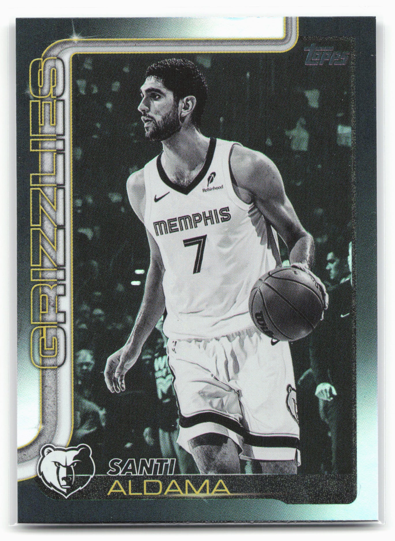 2025-26 Topps #187 Santi Aldama Blackout