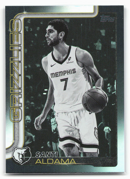 2025-26 Topps #187 Santi Aldama Blackout