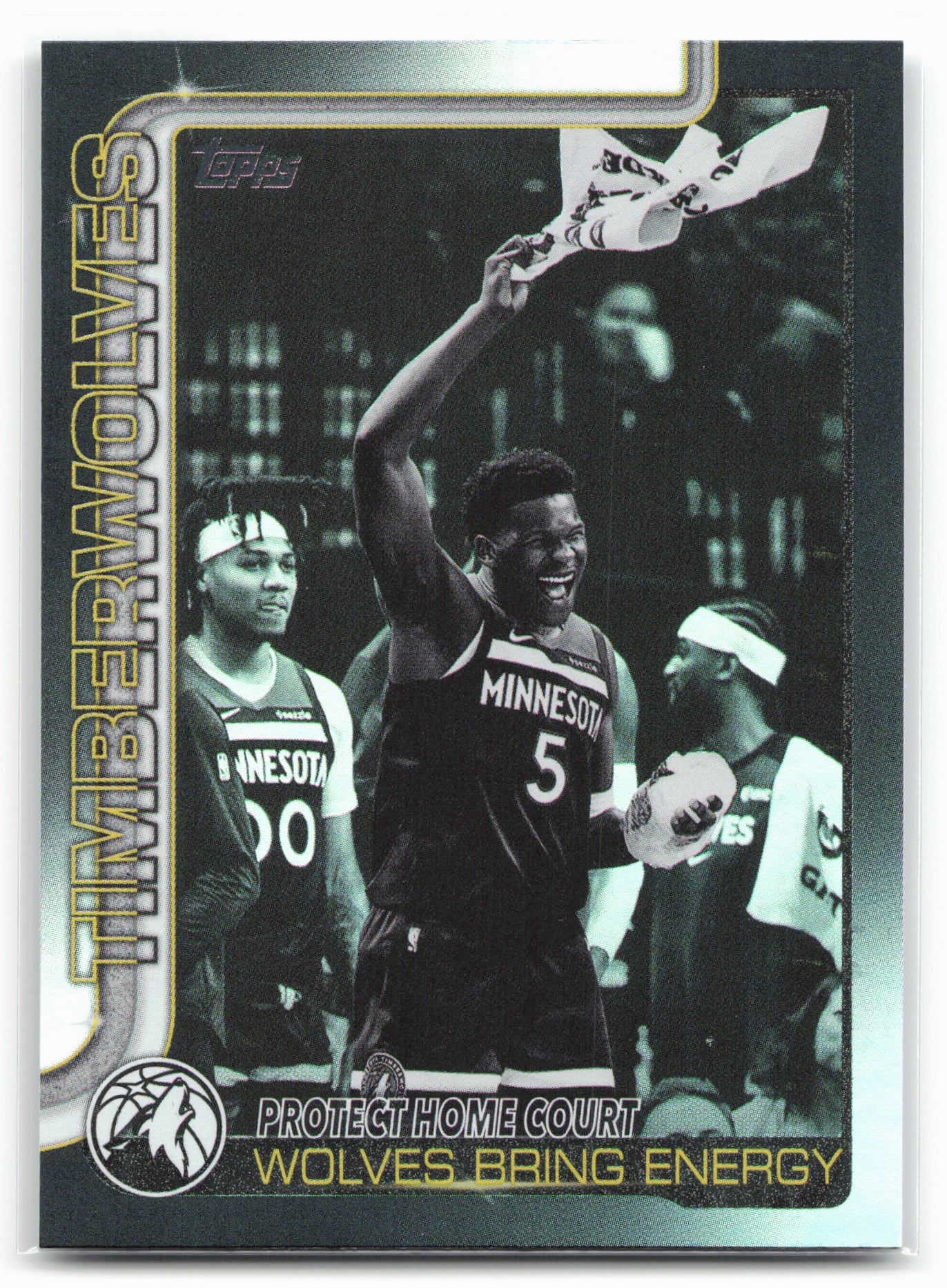 2025-26 Topps #287 Protect Home Court: Wolves Bring Energy Blackout