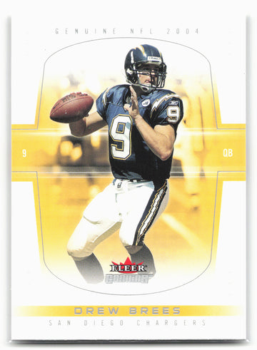 2004 Fleer Genuine #4 Drew Brees