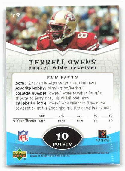 2004 Upper Deck Power Up #73 Terrell Owens