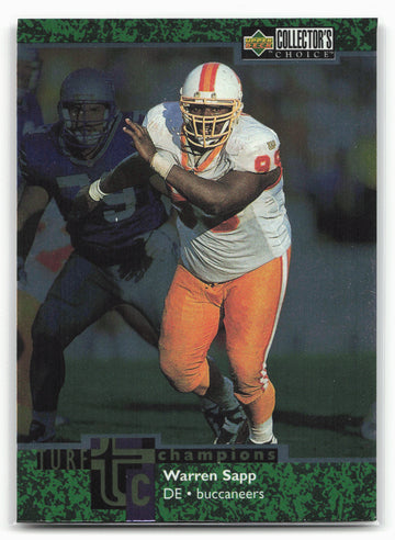 1997 Collector's Choice #TC16 Warren Sapp Turf Champions