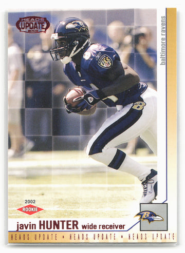 2002 Pacific Heads Update #13 Javin Hunter Red