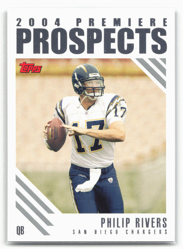 2004 Topps #PP15 Philip Rivers Premiere Prospects