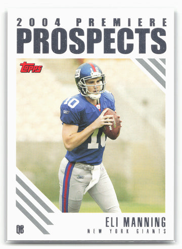 2004 Topps #PP5 Eli Manning Premiere Prospects