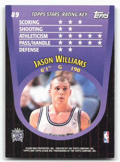 2000-01 Topps Stars #89 Jason Williams
