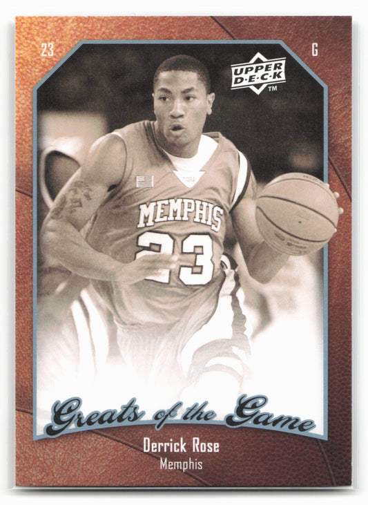 2009-10 Upper Deck Greats of the Game #73 Derrick Rose