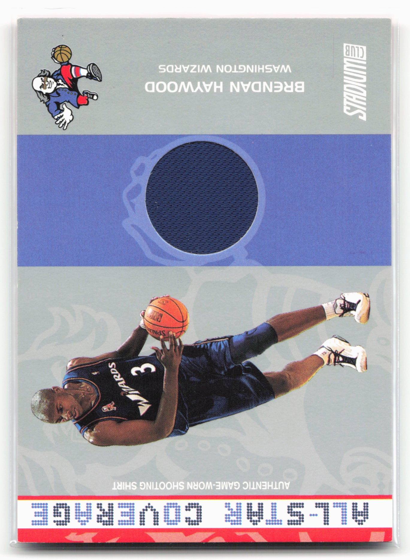 2002-03 Stadium Club #AS-BH Brendan Haywood All-Star Coverage Relics #/700