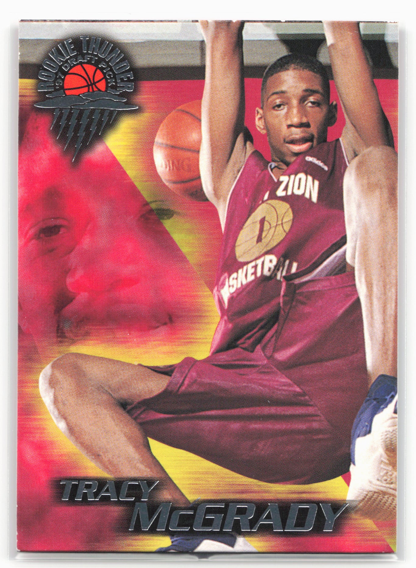 1997 Wheels Rookie Thunder #9 Tracy McGrady