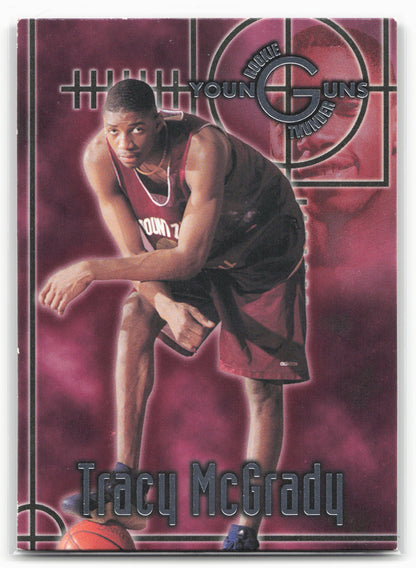 1997 Wheels Rookie Thunder #YG4 Tracy McGrady Young Guns
