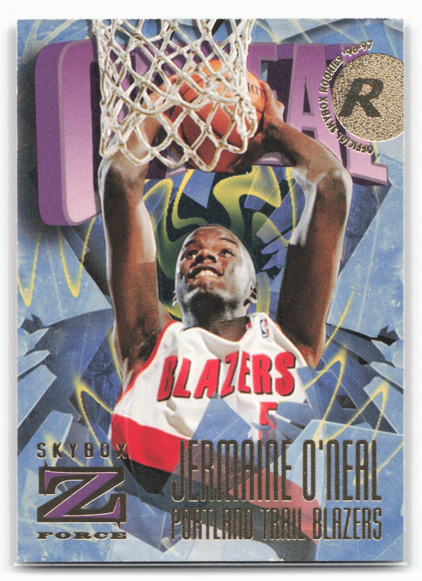 1996-97 SkyBox Z-Force #159 Jermaine O'Neal
