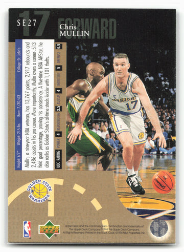 1994-95 Upper Deck #SE27 Chris Mullin Special Edition Gold