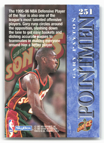 1996-97 SkyBox Premium #251 Gary Payton