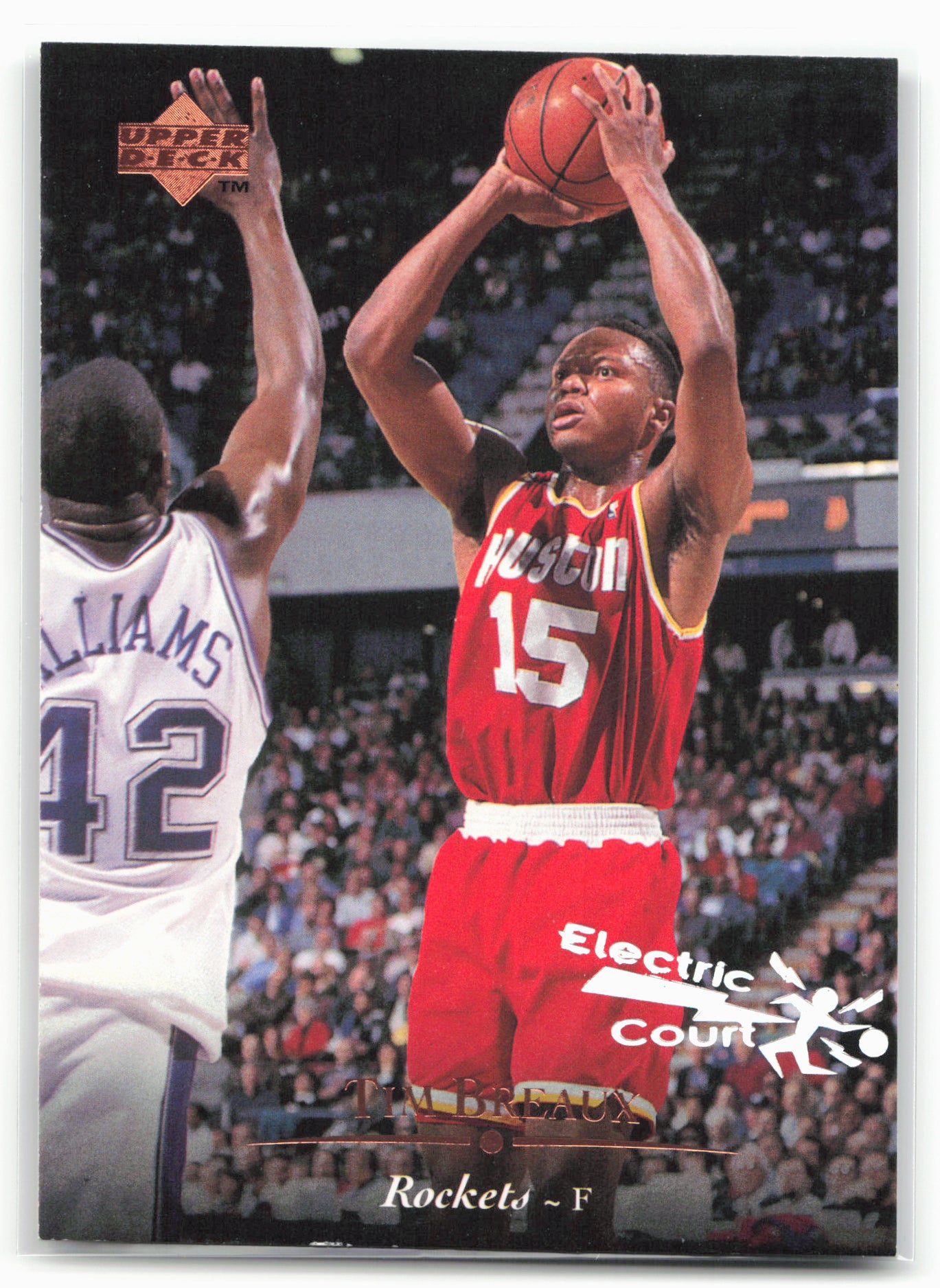 1995-96 Upper Deck #73 Tim Breaux Electric Court
