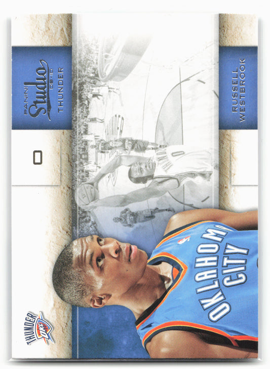 2009-10 Panini Studio #45 Russell Westbrook