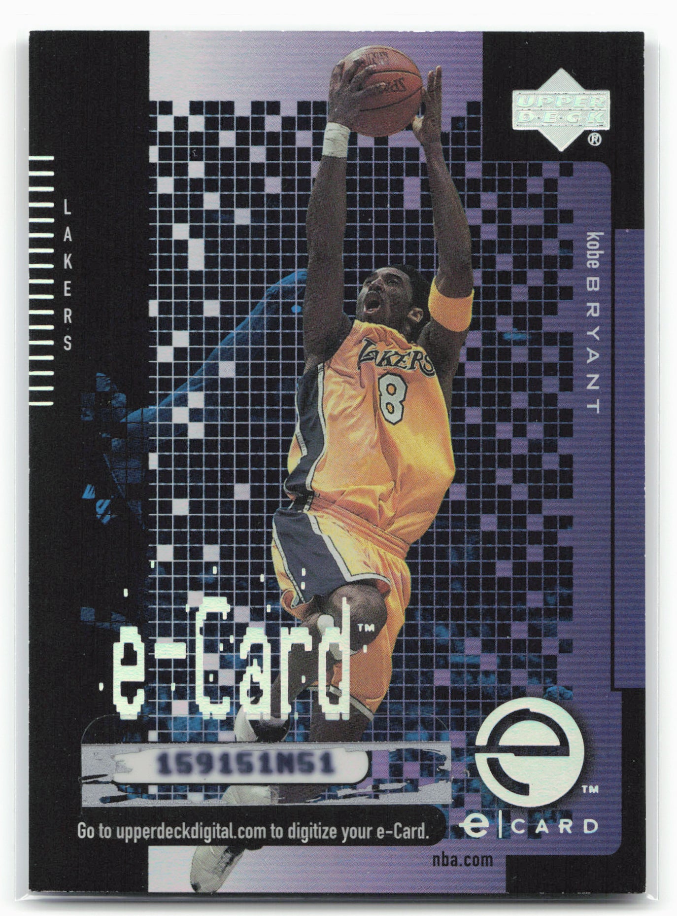 2000-01 Upper Deck #EC1 Kobe Bryant e-Cards (Series Two) 24053