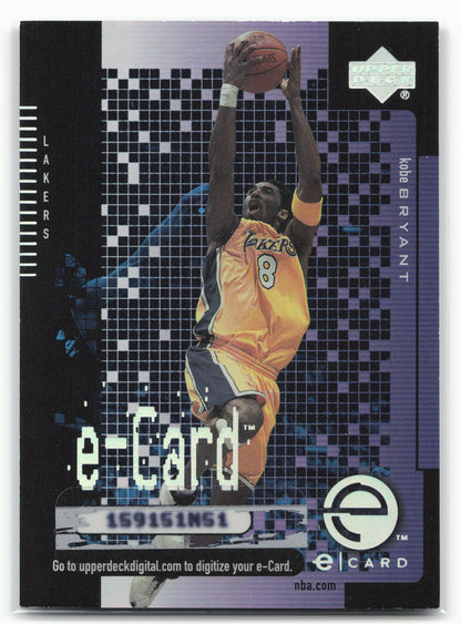 2000-01 Upper Deck #EC1 Kobe Bryant e-Cards (Series Two) 24053