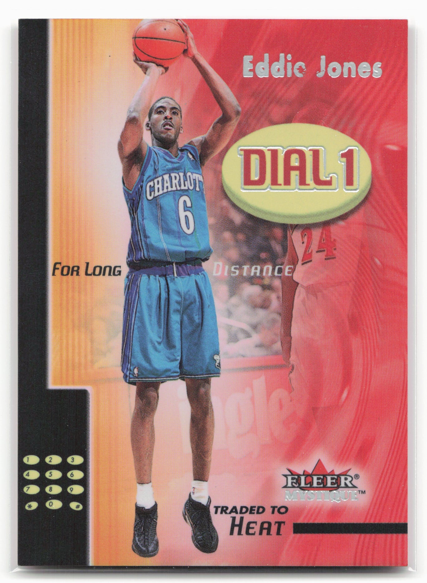 2000-01 Fleer Mystique #6 DO Eddie Jones Dial 1
