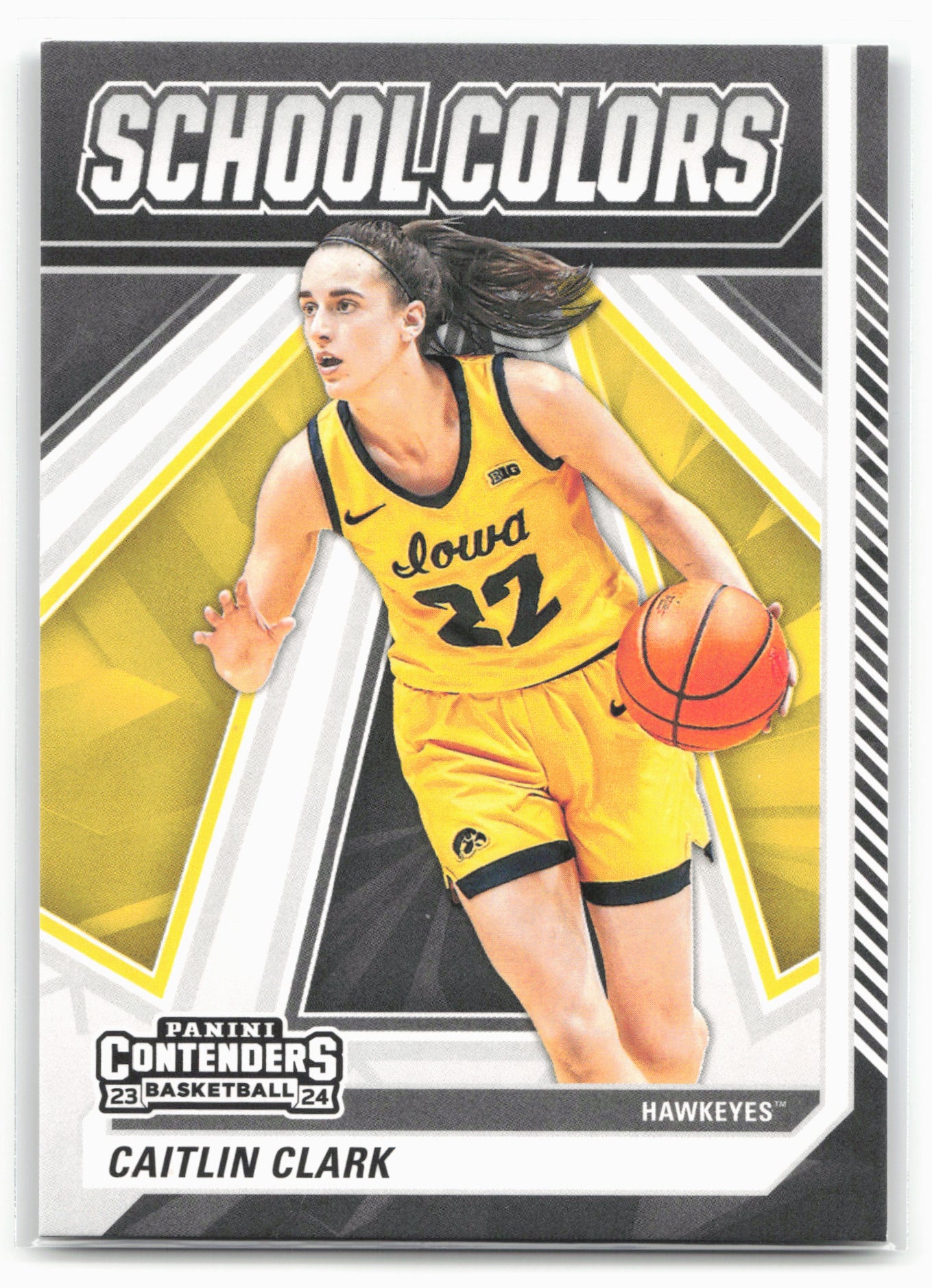 2024 Panini Caitlin Clark Collection #SC3 Caitlin Clark School Colors