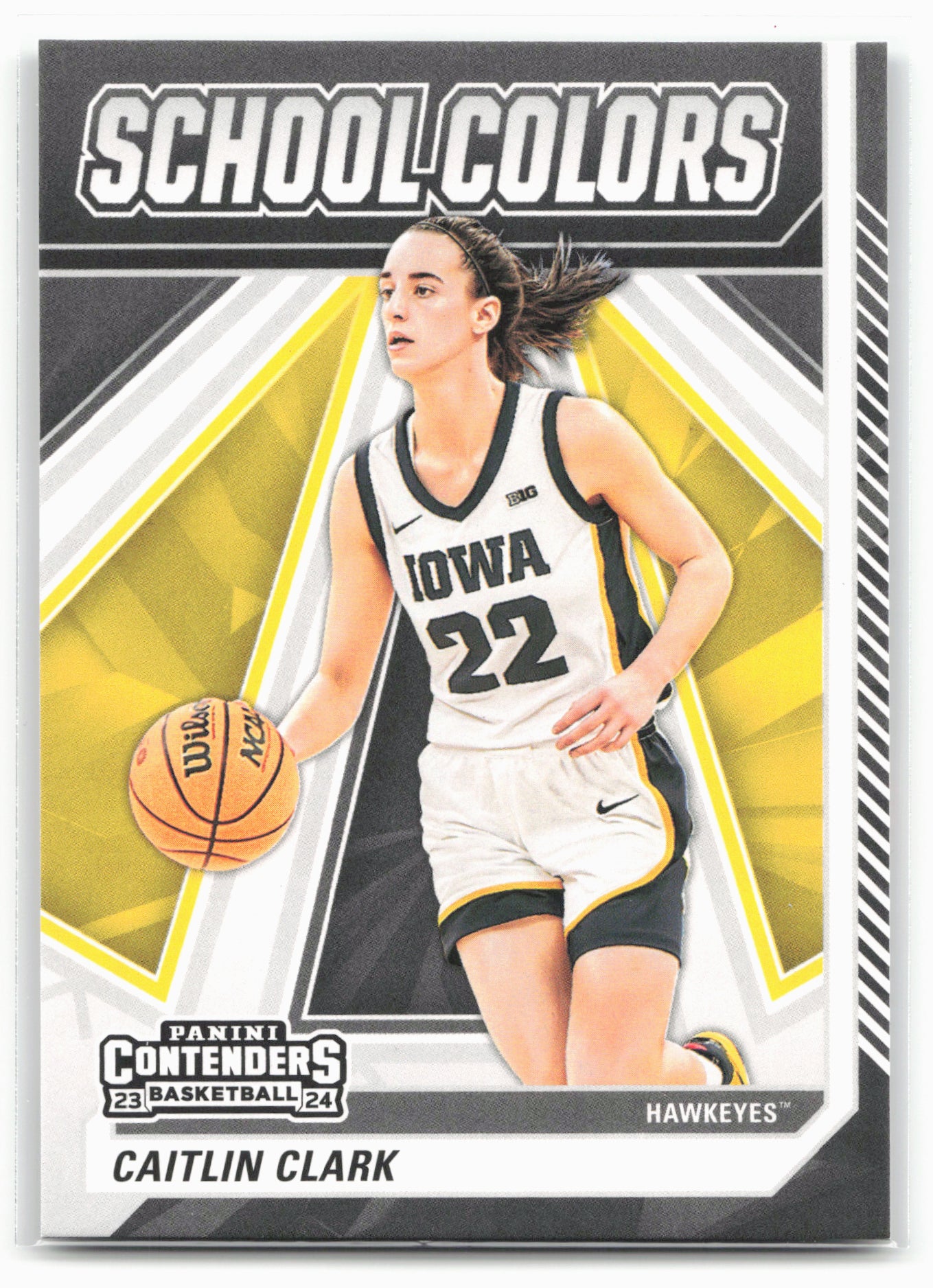 2024 Panini Caitlin Clark Collection #SC2 Caitlin Clark School Colors