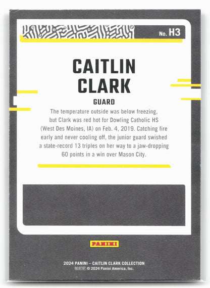 2024 Panini Caitlin Clark Collection #H3 Caitlin Clark Highlights