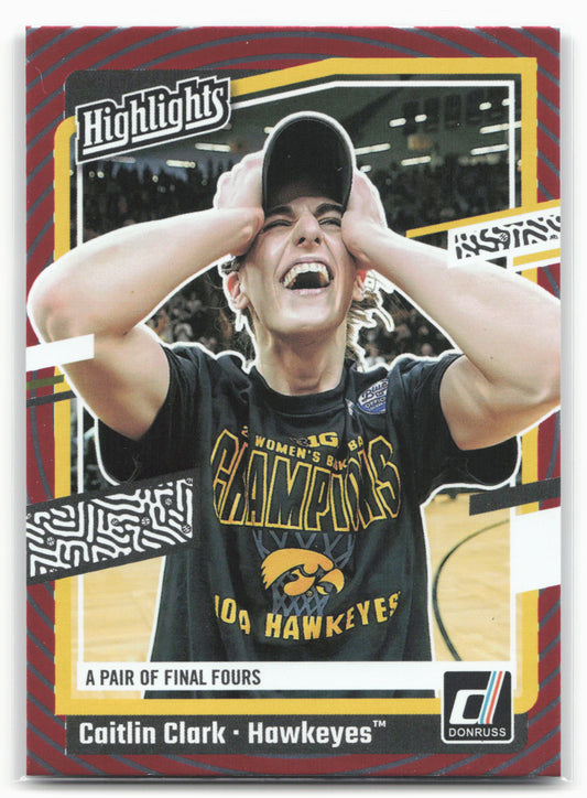 2024 Panini Caitlin Clark Collection #H8 Caitlin Clark Highlights Target