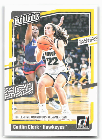 2024 Panini Caitlin Clark Collection #H12 Caitlin Clark Highlights