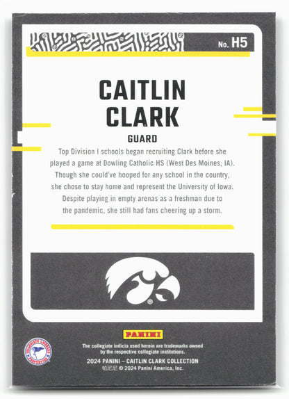 2024 Panini Caitlin Clark Collection #H5 Caitlin Clark Highlights