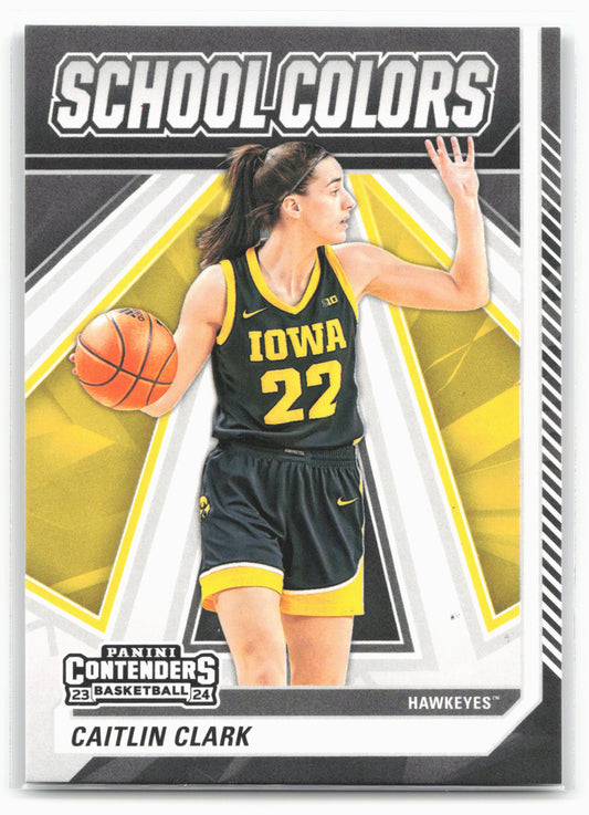 2024 Panini Caitlin Clark Collection #SC1 Caitlin Clark School Colors