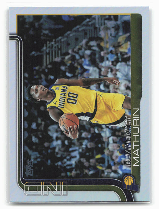 2025-26 Topps #48 Bennedict Mathurin Rainbow Foilboard