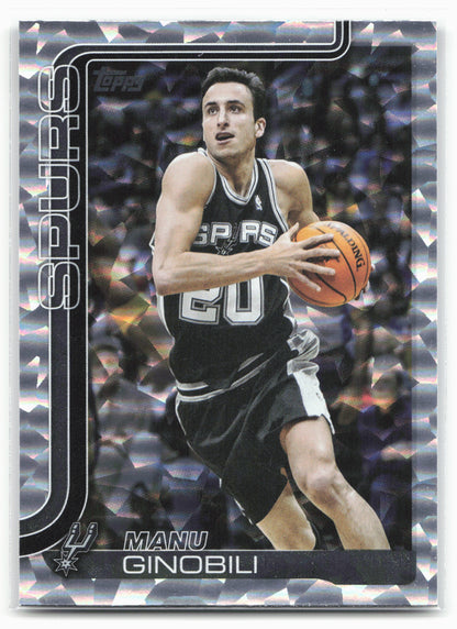 2025-26 Topps #262 Manu Ginobili Crackleboard