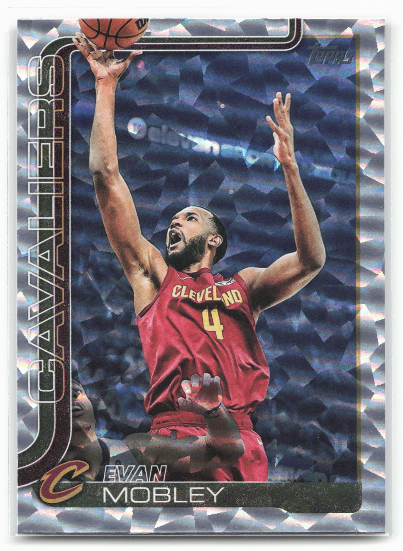 2025-26 Topps #82 Evan Mobley Crackleboard