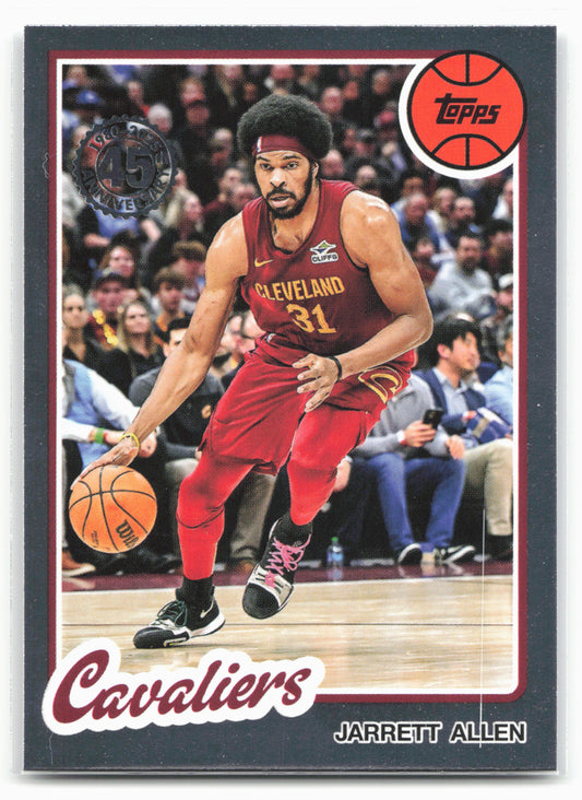 2025-26 Topps #80BK-25 Jarrett Allen 1980-81 Topps Basketball