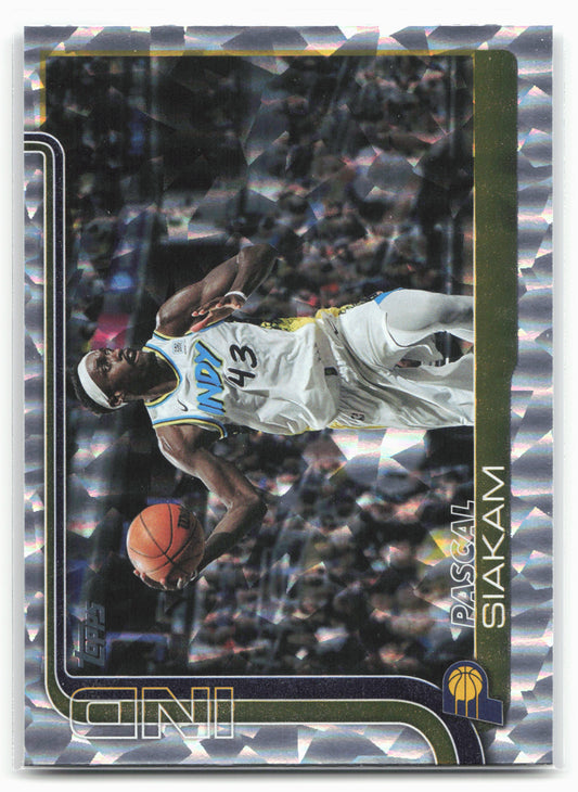 2025-26 Topps #53 Pascal Siakam Crackleboard