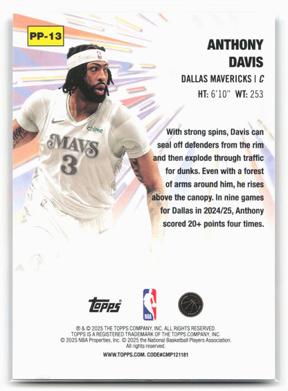 2025-26 Topps #PP-13 Anthony Davis Power Players 24100