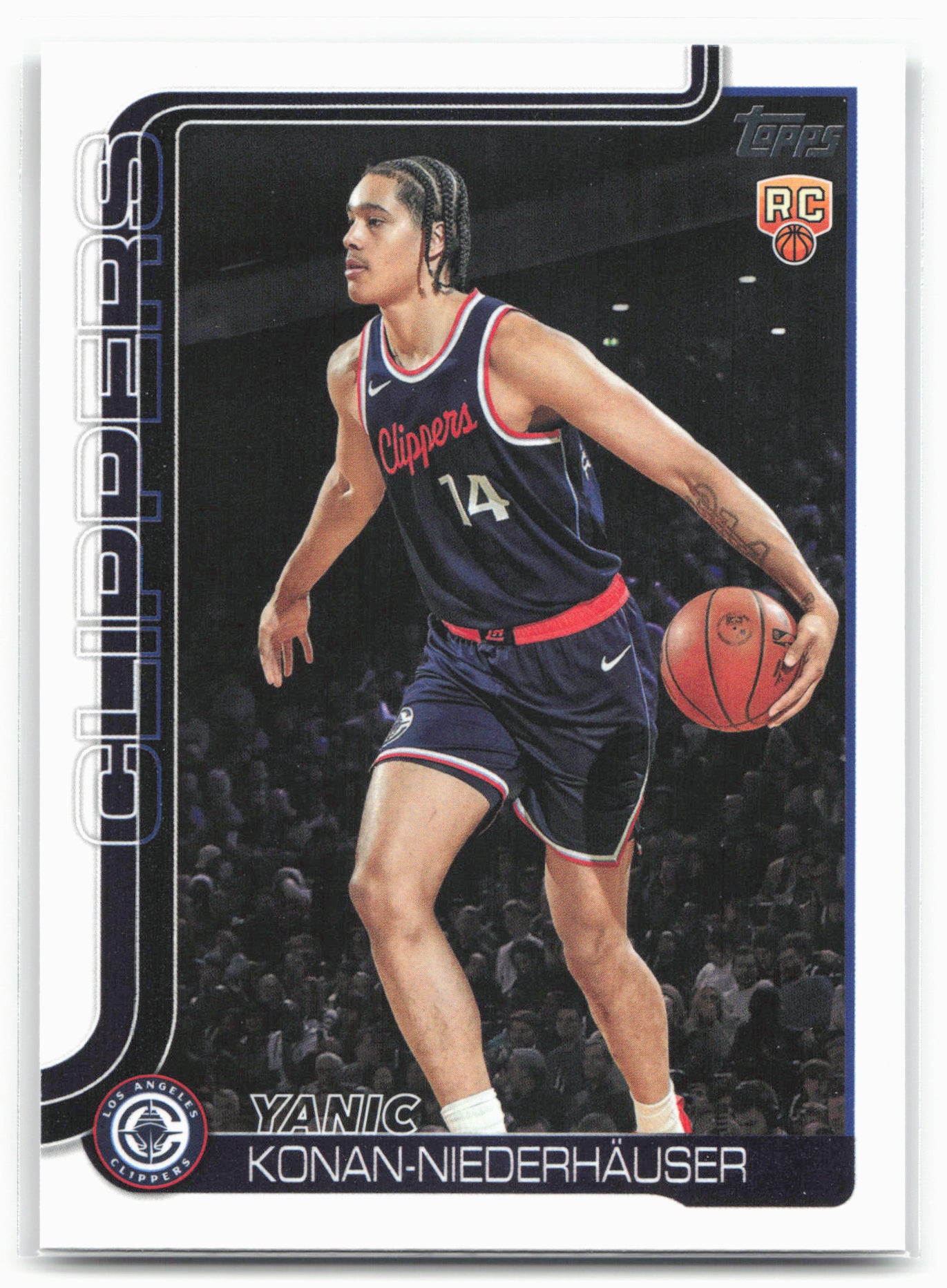 2025-26 Topps #230 Yanic Konan-Niederhäuser Aqua Holo Foil 24101