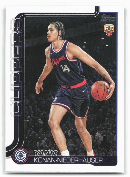 2025-26 Topps #230 Yanic Konan-Niederhäuser Aqua Holo Foil 24101