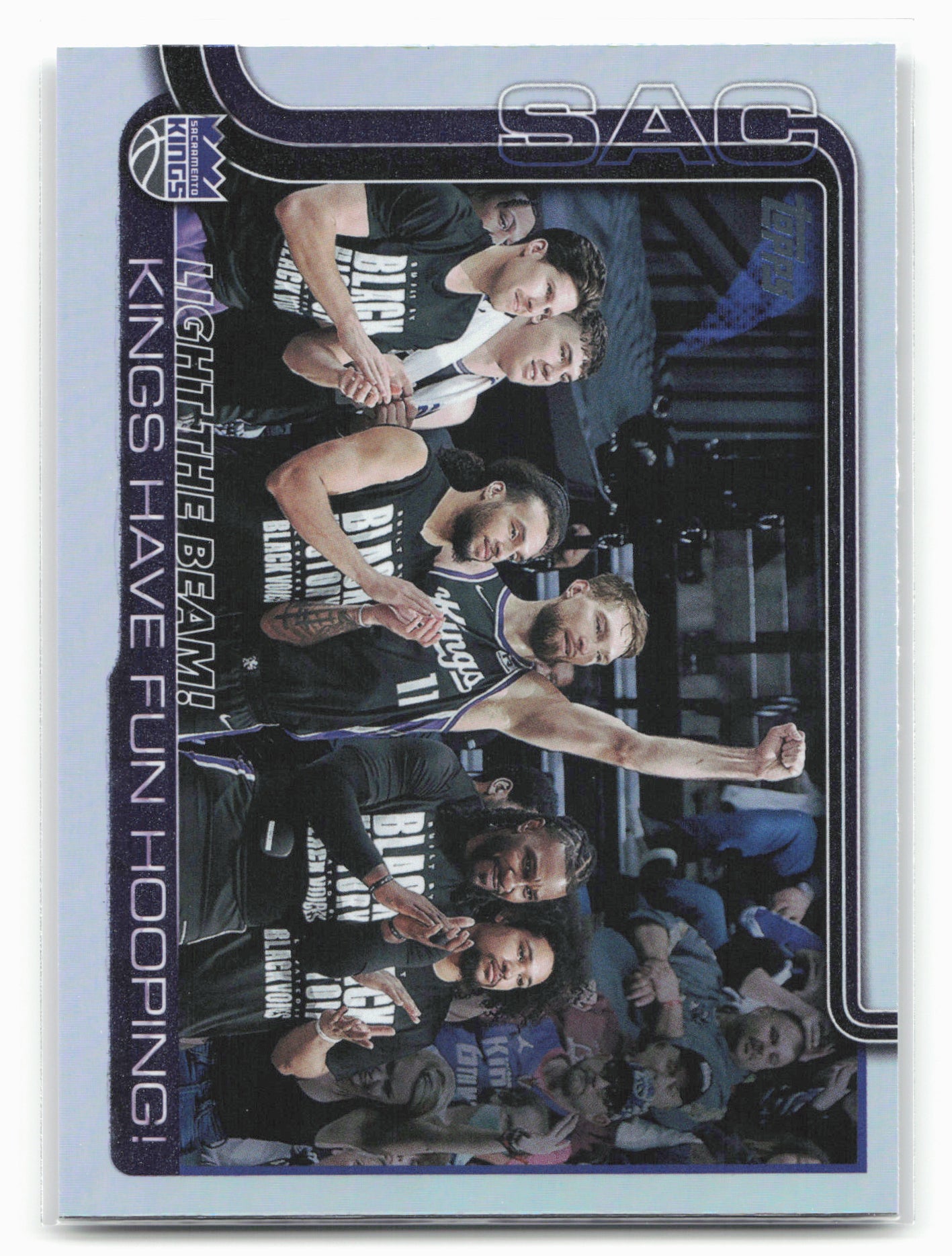 2025-26 Topps #295 Zach Lavine Rainbow Foilboard