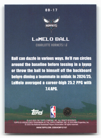 2025-26 Topps #8B-17 LaMelo Ball 8-Bit Ballers 24105