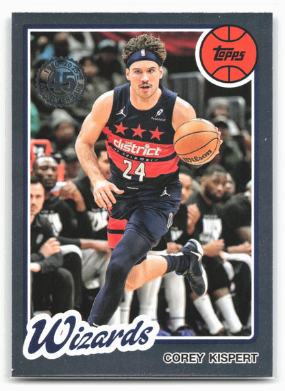 2025-26 Topps #80BK-13 Corey Kispert 1980-81 Topps Basketball 24107