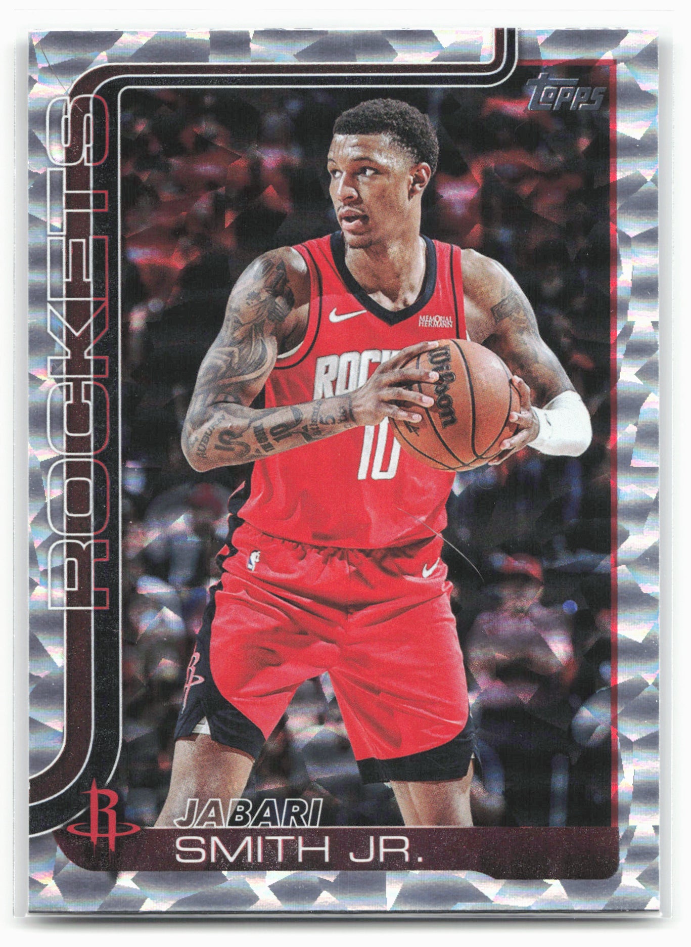 2025-26 Topps #177 Jabari Smith Jr. Crackleboard