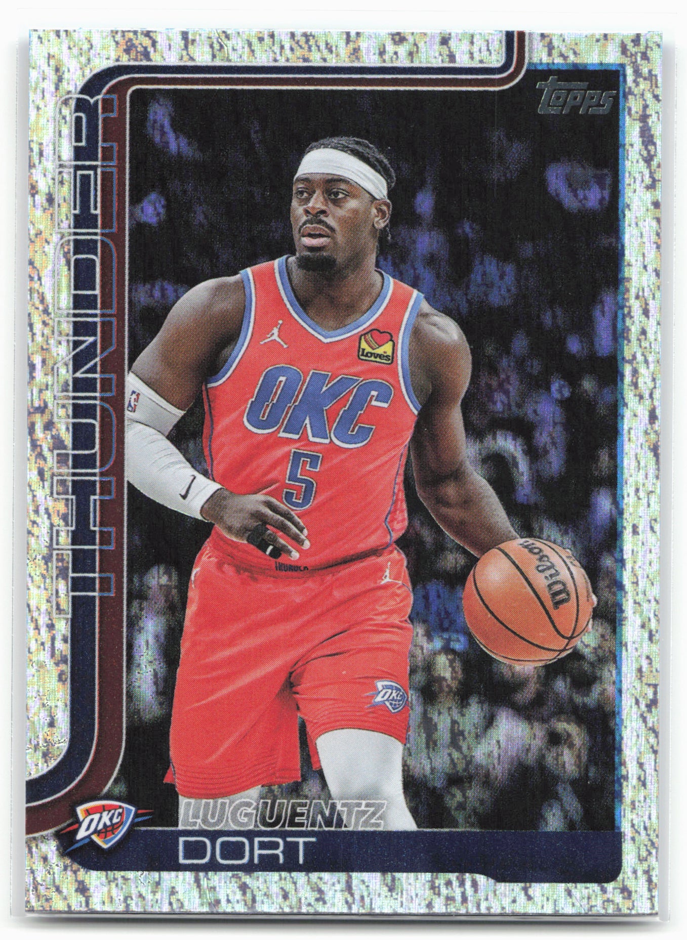 2025-26 Topps #117 Luguentz Dort Holo Foil