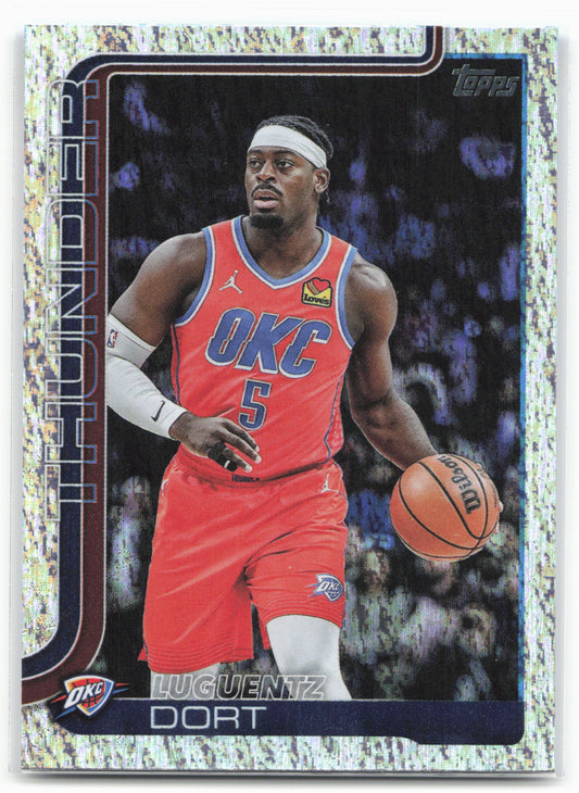 2025-26 Topps #117 Luguentz Dort Holo Foil